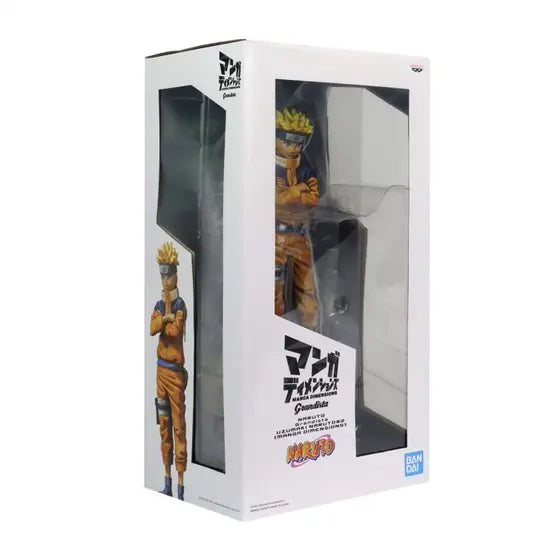 Estátua Banpresto Grandista Nero Manga Dimensions Naruto  - Naruto Uzumaki