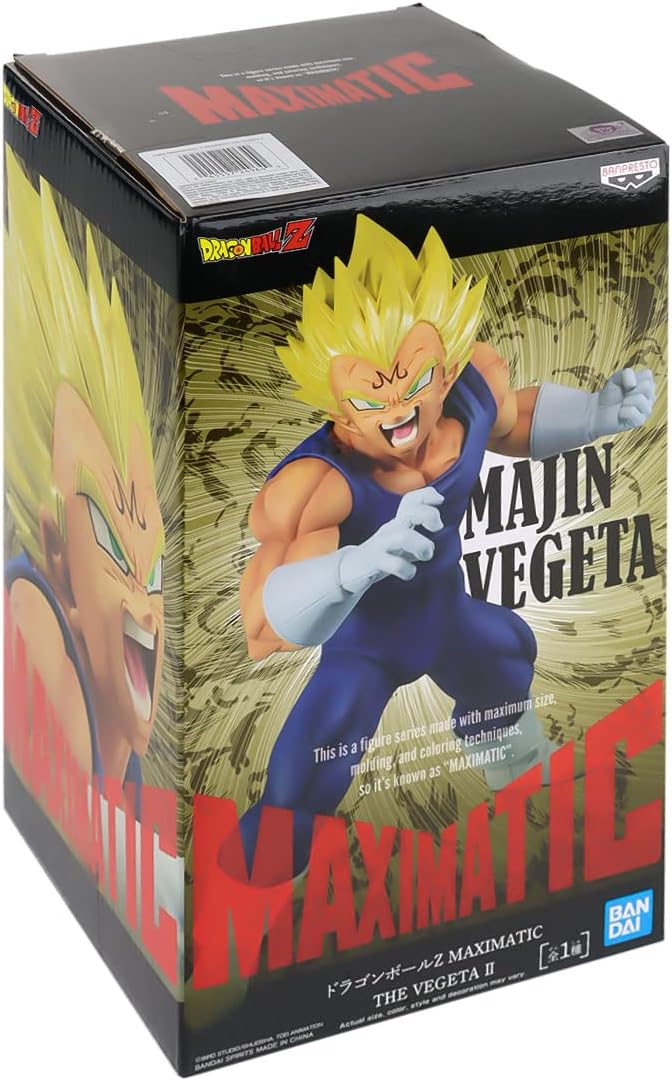 Estátua Banpresto Dragon Ball Z Maximatic - Majin Vegeta