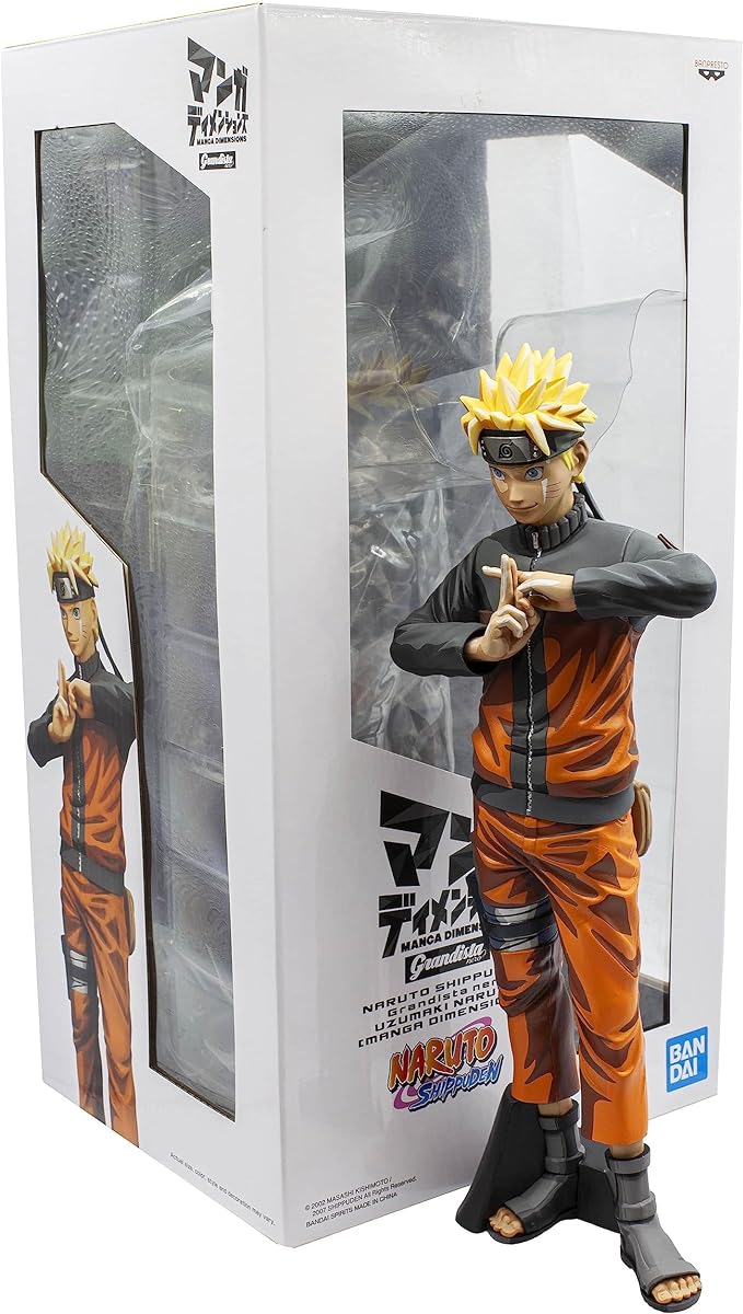 Estátua Banpresto Grandista Nero Manga Dimensions Naruto Shippuden - Naruto Uzumaki