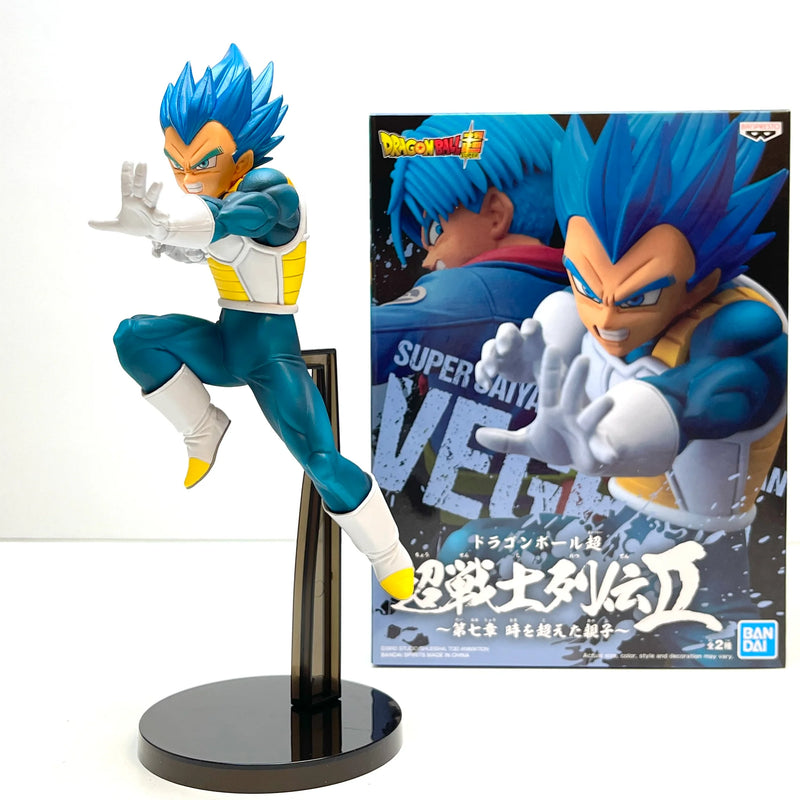 Estátua Banpresto Dragon Ball Super Chosenshiretsuden II - Vegeta Super Saiyajin Blue