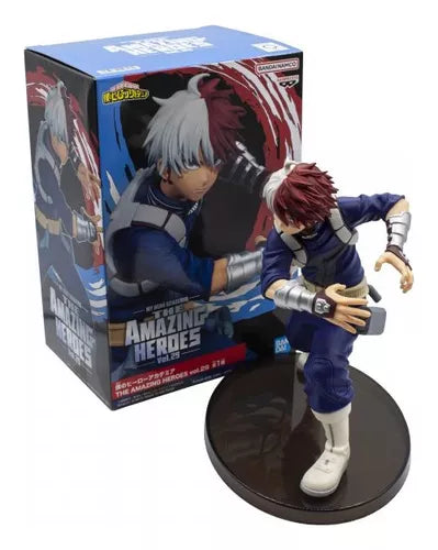 Estátua Banpresto My Hero Academia The Amazing Heroes Vol.29 - Shoto Todoroki