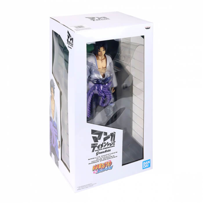 Estátua Banpresto Grandista Nero Manga Dimensions Naruto Shippuden - Sasuke Uchiha