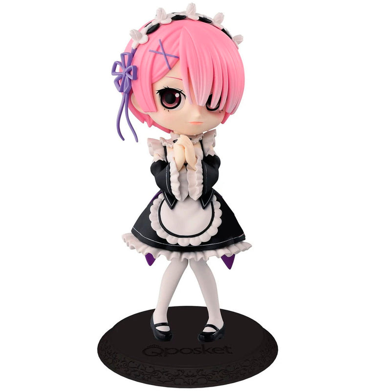 Estátua Banpresto QPosket RE:ZERO Starting Life in Another World - Ram (Preto)