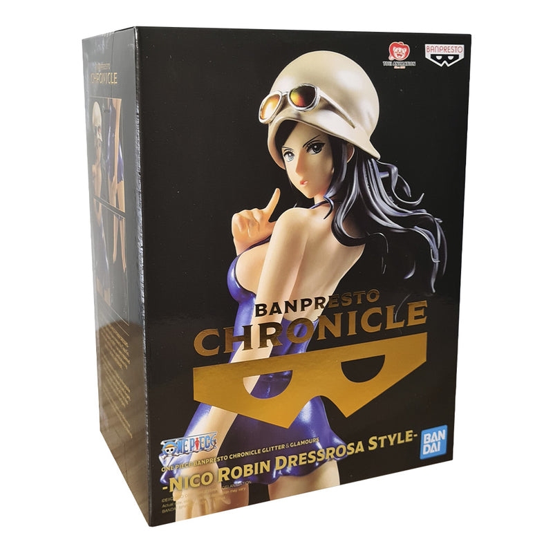 Estátua Banpresto Chronicle One Piece Glitter & Glamours - Nico Robin Dressrosa Style