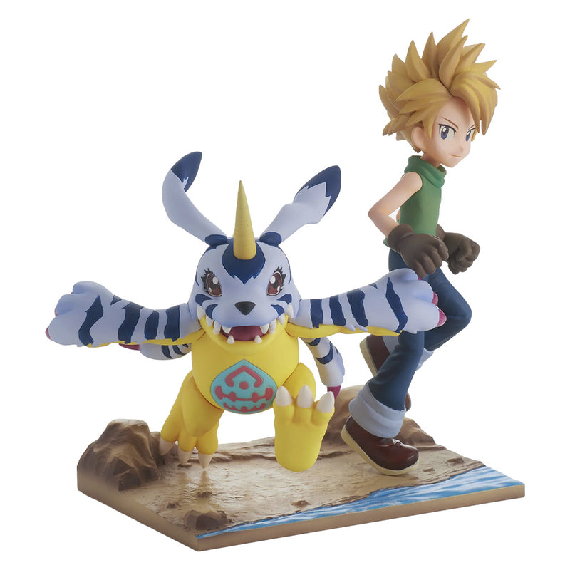 Estátua Banpresto Digimon Adventure - Matt & Gabumon