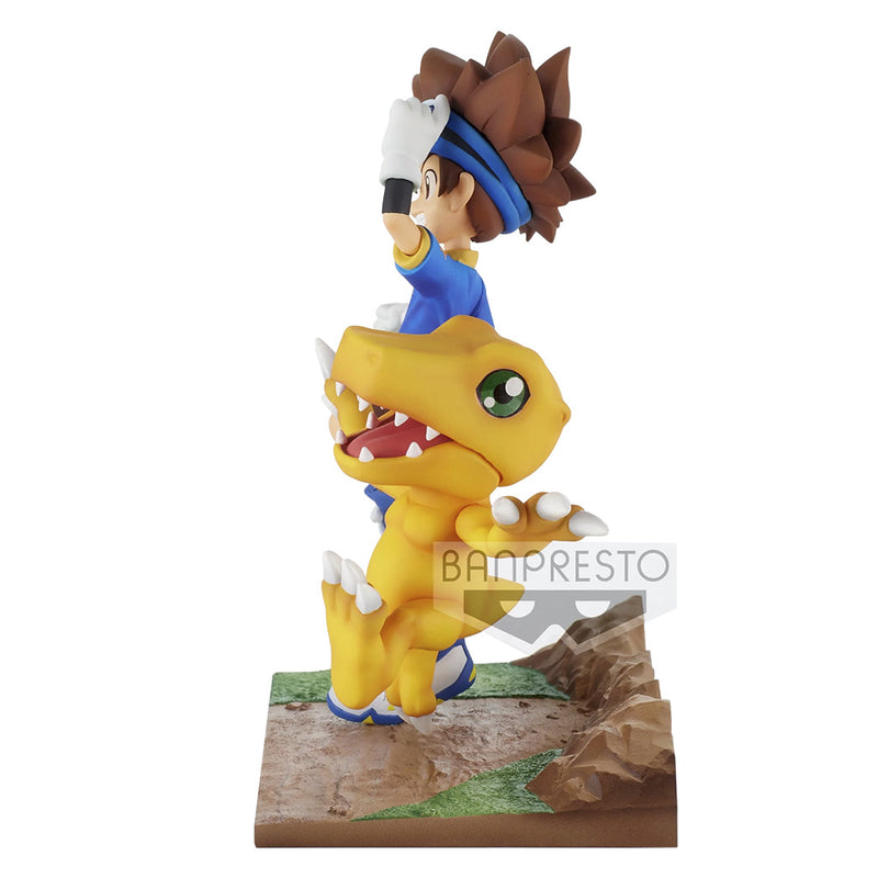 Estátua Banpresto Digimon Adventure - Taichi & Agumon