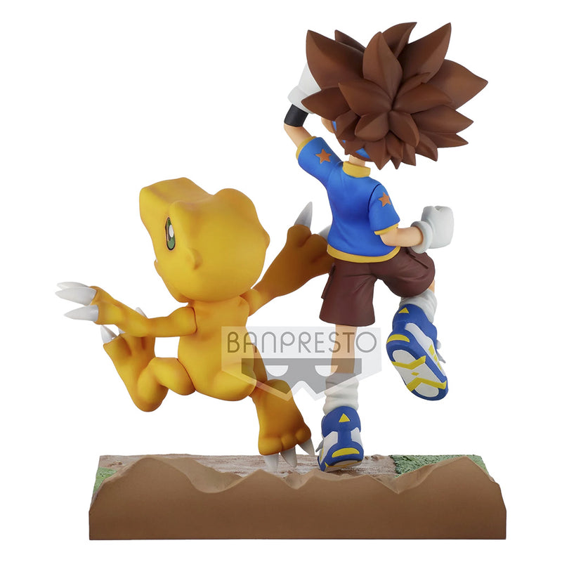 Estátua Banpresto Digimon Adventure - Taichi & Agumon