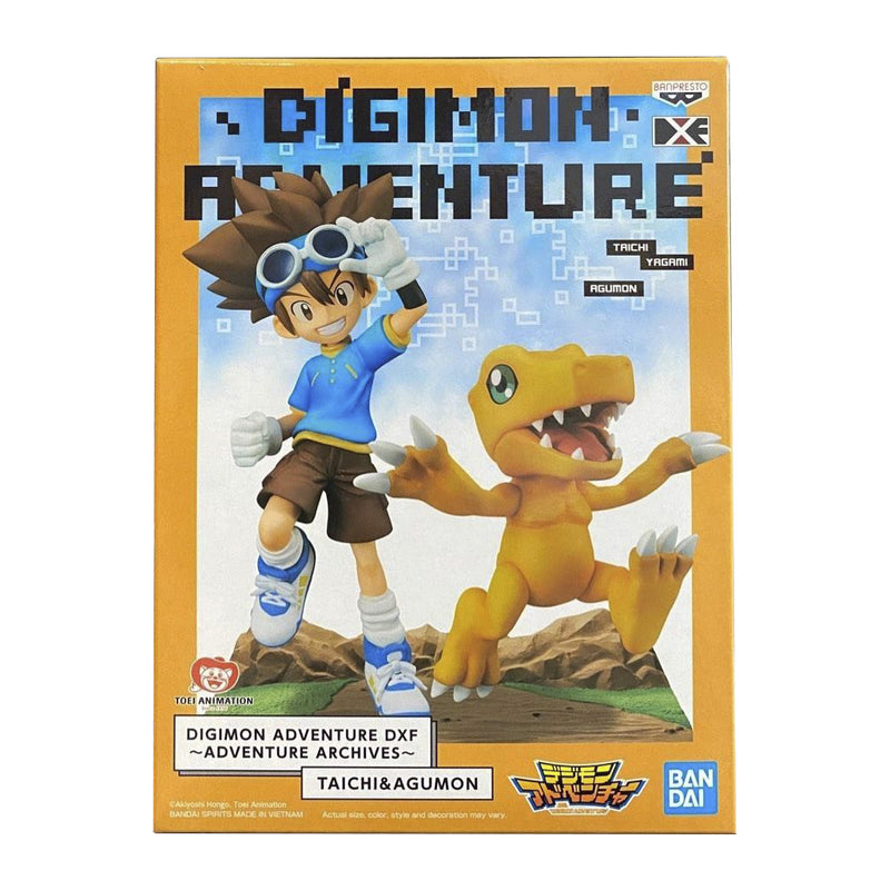 Estátua Banpresto Digimon Adventure - Taichi & Agumon