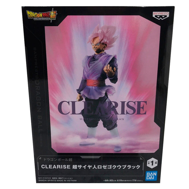 Estátua Banpresto Dragon Ball Super Clearise Super Saiyajin Rose - Goku Black