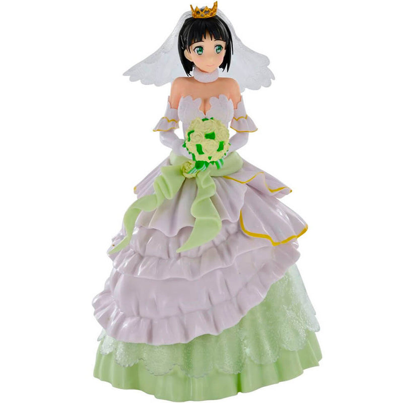 Estátua Banpresto EXQ Figure Sword Art Online Code Register - Wedding Suguha Kirigaya