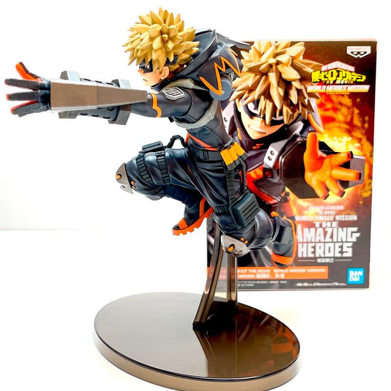 Estátua Banpresto My Hero Academia World Heroes Mission - Katsuki Bakugo