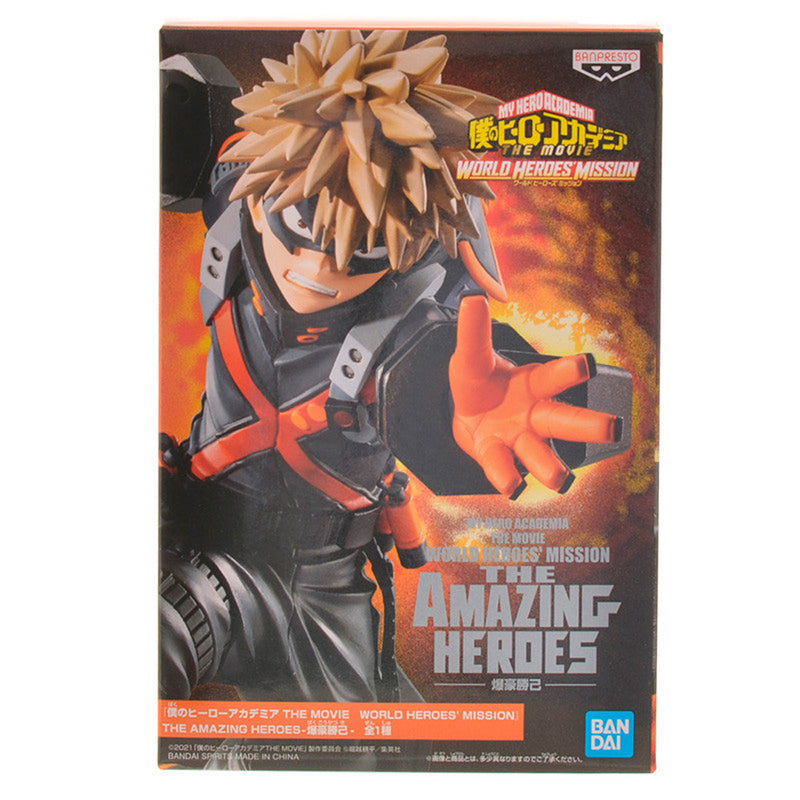 Estátua Banpresto My Hero Academia World Heroes Mission - Katsuki Bakugo