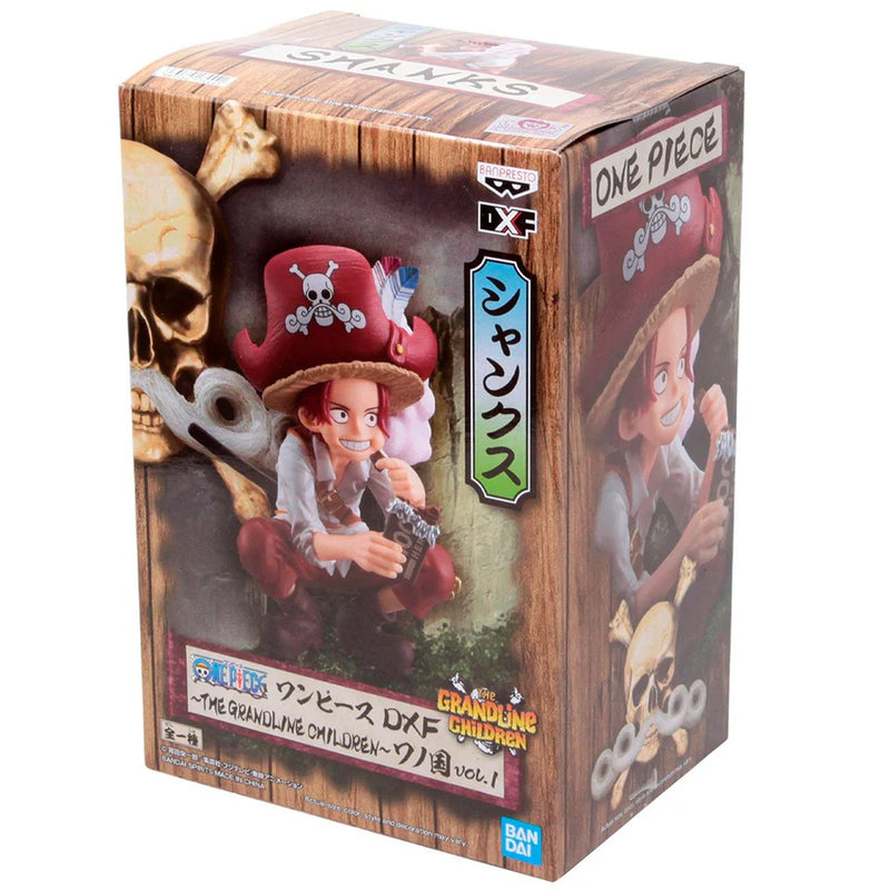 Estátua Banpresto One Piece DXF The Grandline Children Vol.1 - Shanks