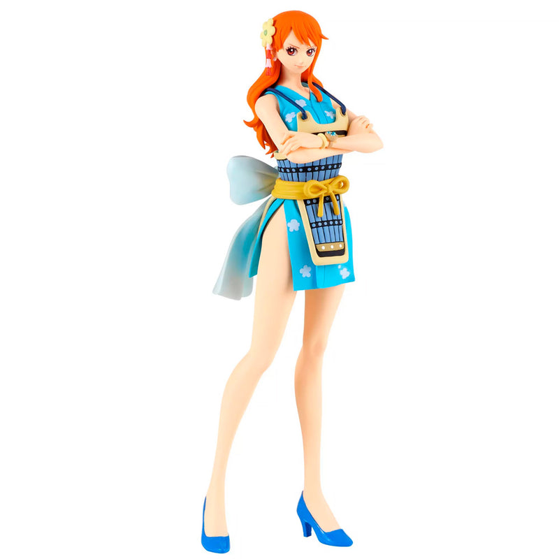 Estátua Banpresto One Piece Glitter & Glamours - Nami Wanokuni Estilo I - Onami