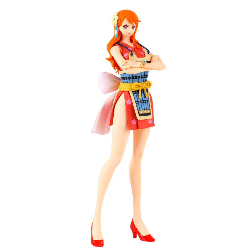 Estátua Banpresto One Piece Glitter & Glamours - Nami Wanokuni Estilo II - Onami