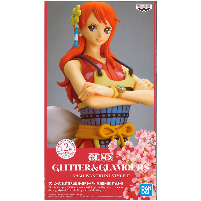 Estátua Banpresto One Piece Glitter & Glamours - Nami Wanokuni Estilo II - Onami