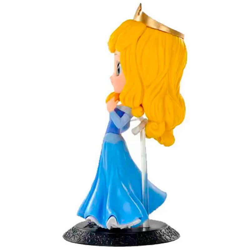 Estátua Banpresto QPosket Disney Characters - Princesa Aurora Vestido Azul