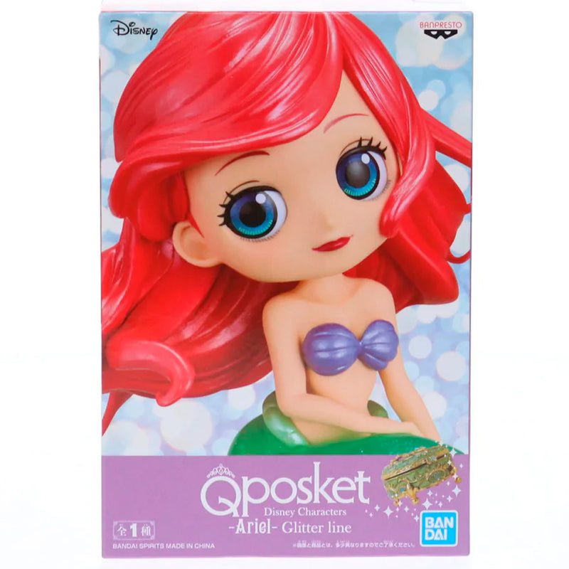 Estátua Banpresto QPosket Disney Characters Glitter Line - Ariel