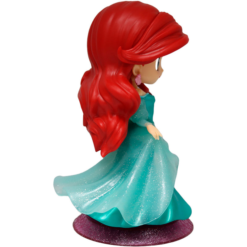 Estátua Banpresto QPosket Disney A Pequena Sereia Glitter Lline - Ariel Vestido de Pricesa