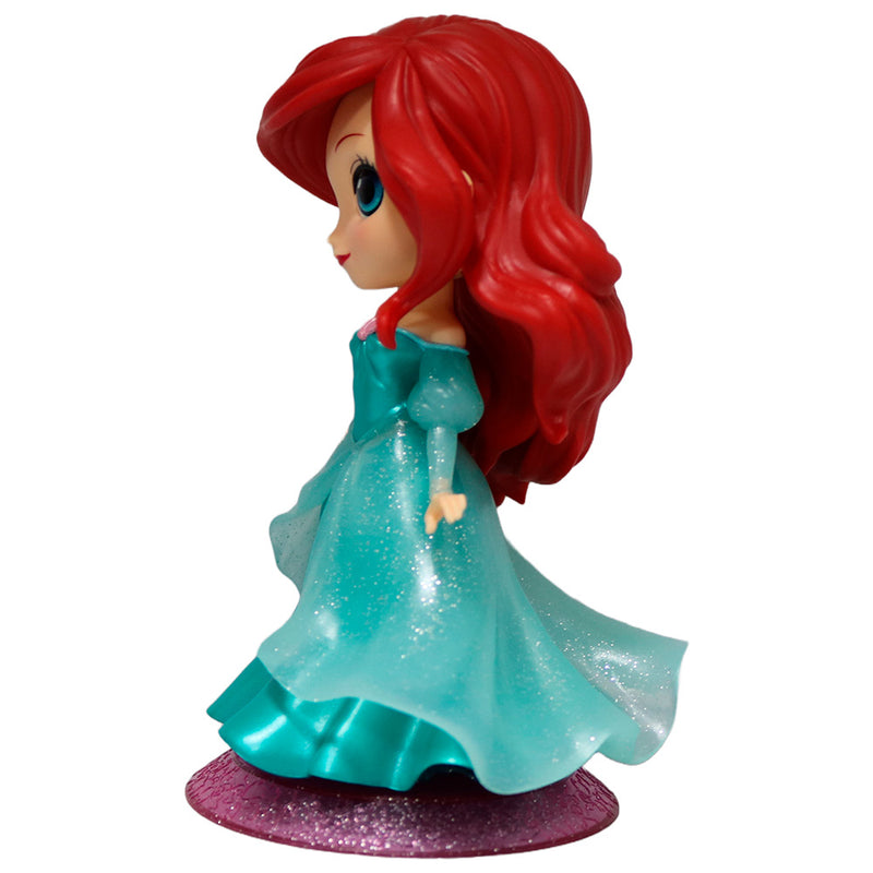 Estátua Banpresto QPosket Disney A Pequena Sereia Glitter Lline - Ariel Vestido de Pricesa