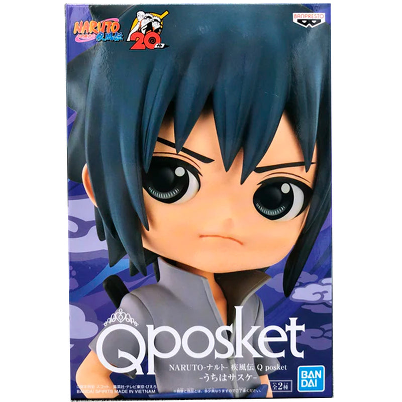 Estátua Banpresto QPosket Naruto Shippuden - Sasuke Uchiha