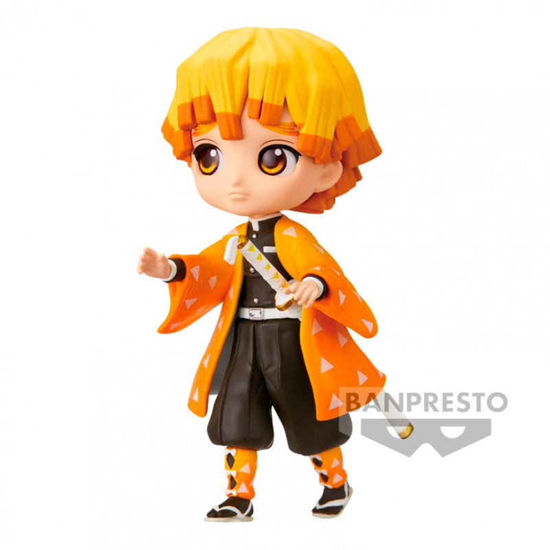 Estátua Banpresto QPosket Petit Demon Slayer: Kimetsu No Yaiba Vol.6 - Zenitsu Agatsuma