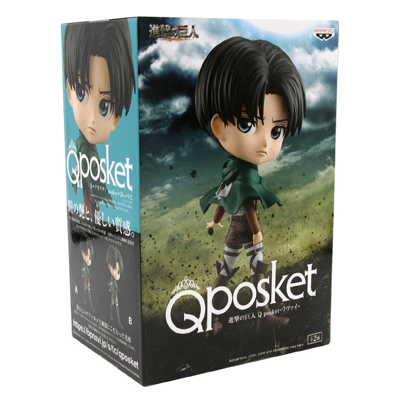 Estátua Banpresto QPosket Attack on Titan - Levi Ackerman