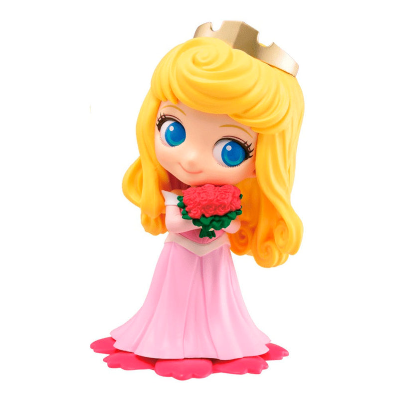 Estátua Banpresto QPosket Disney - Princesa Aurora Sweetiny / Bela Adormecida