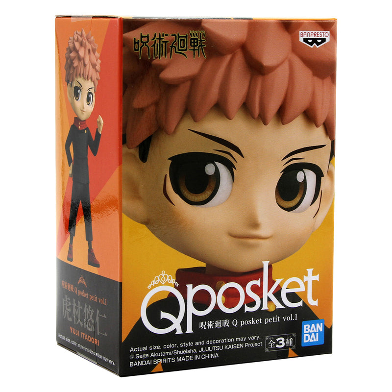 Estátua Banpresto QPosket Petit Jujutsu Kaisen Vol.1 - Yuji Itadori