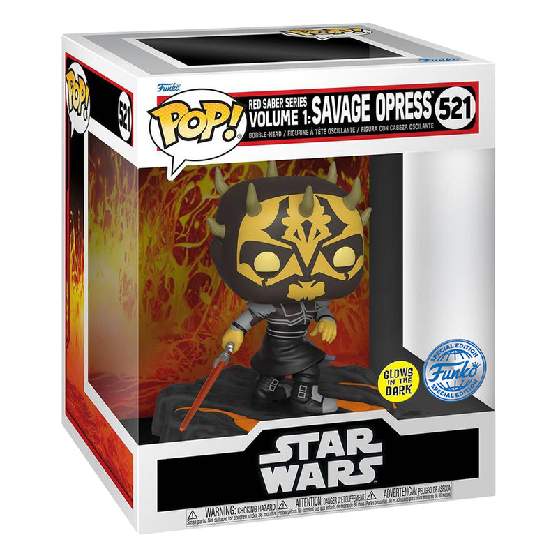 Funko Pop Deluxe Star Wars Exclusive Red Saber Series Vol.1 - Savage Opress