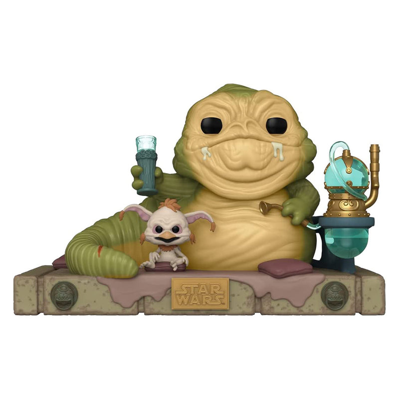 Funko Pop Deluxe Star Wars : Return Of The Jedi 40Th Anniversary - Jabba The Hutt & Salacious B. Crumb