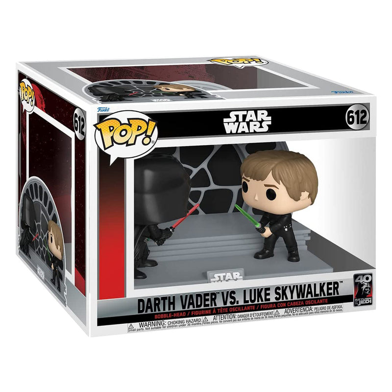 Funko Pop Moment Star Wars : Return Of The Jedi 40Th Anniversary - Darth Vader VS. Luke Skywallker