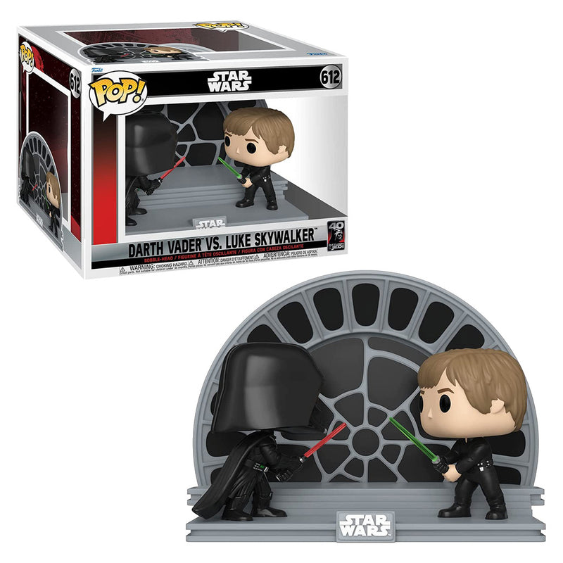 Funko Pop Moment Star Wars : Return Of The Jedi 40Th Anniversary - Darth Vader VS. Luke Skywallker #612