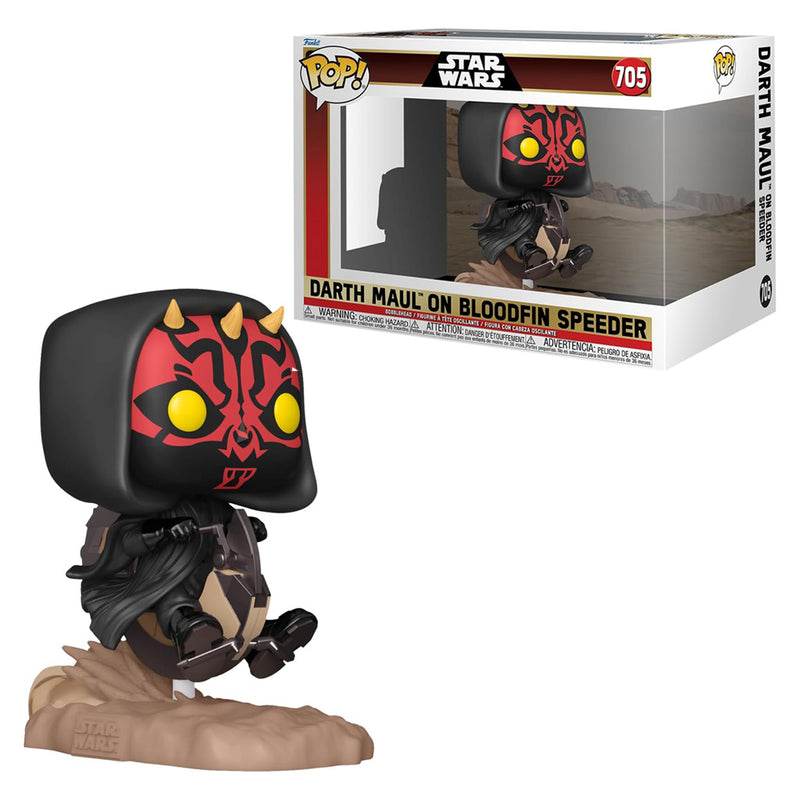 Funko Pop Rides Star Wars : Ep 1 - A Ameaça Fantasma - Darth Maul #705