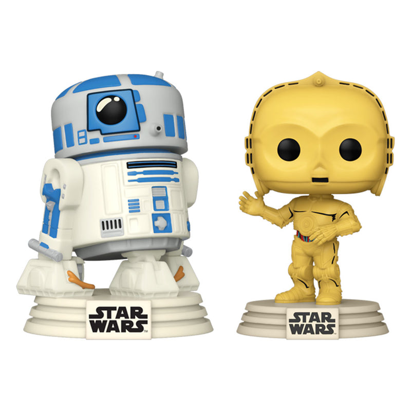 Funko Pop Star Wars 100TH  Exclusive - R2-D2 & C3PO Retro 2-PACK