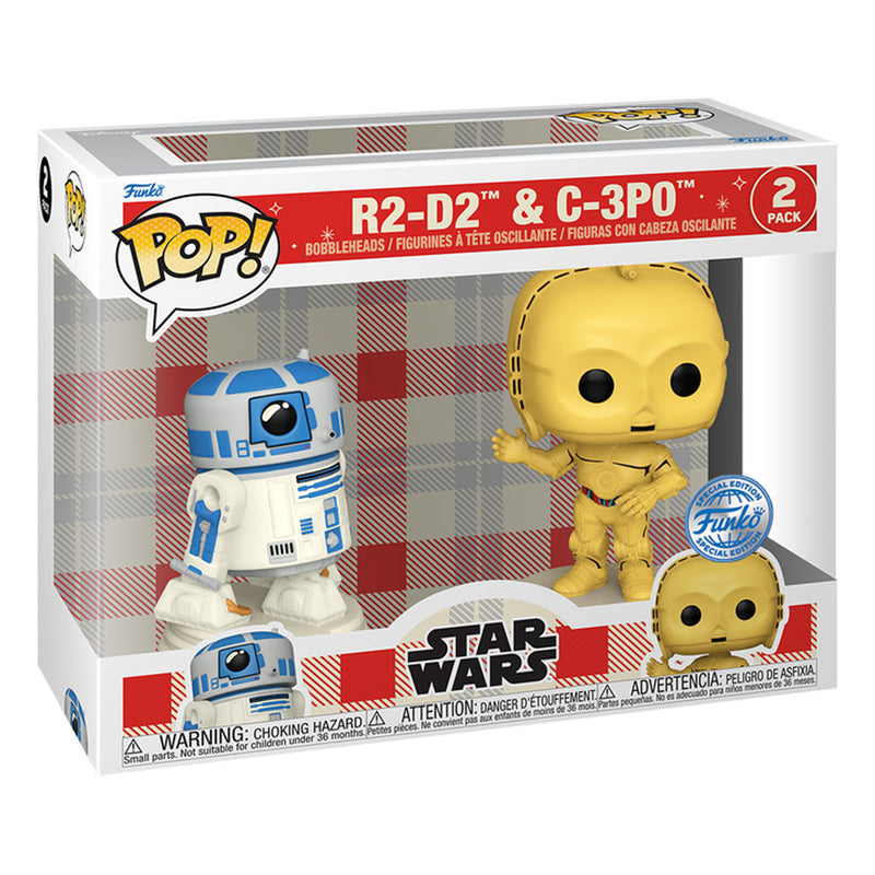 Funko Pop Star Wars 100TH  Exclusive - R2-D2 & C3PO Retro 2-PACK