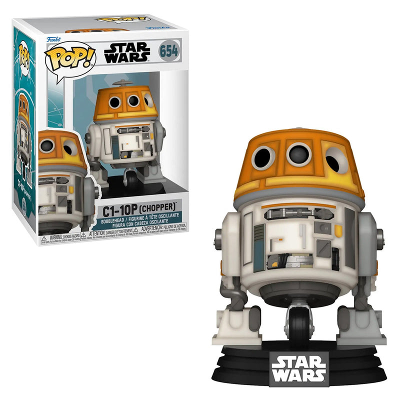 Funko Pop Star Wars : Ahsoka - C1-10P Chopper #654