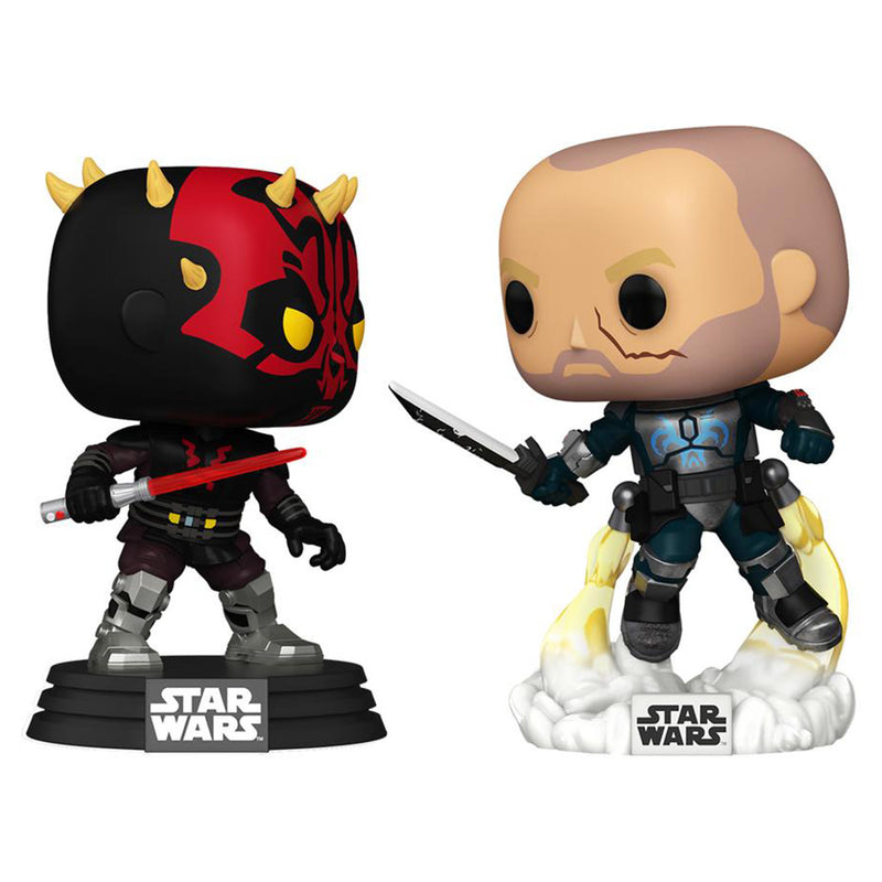 Funko Pop Star Wars : Clone War - Darth Maul vs. Pre Vizsla 2-PACK