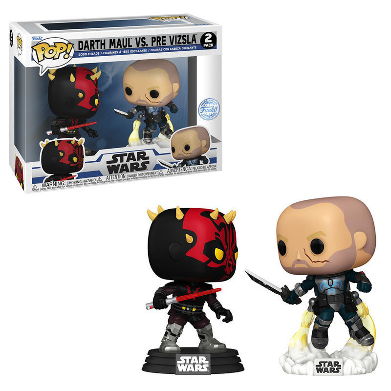 Funko Pop Star Wars : Clone War - Darth Maul vs. Pre Vizsla 2-PACK #74744