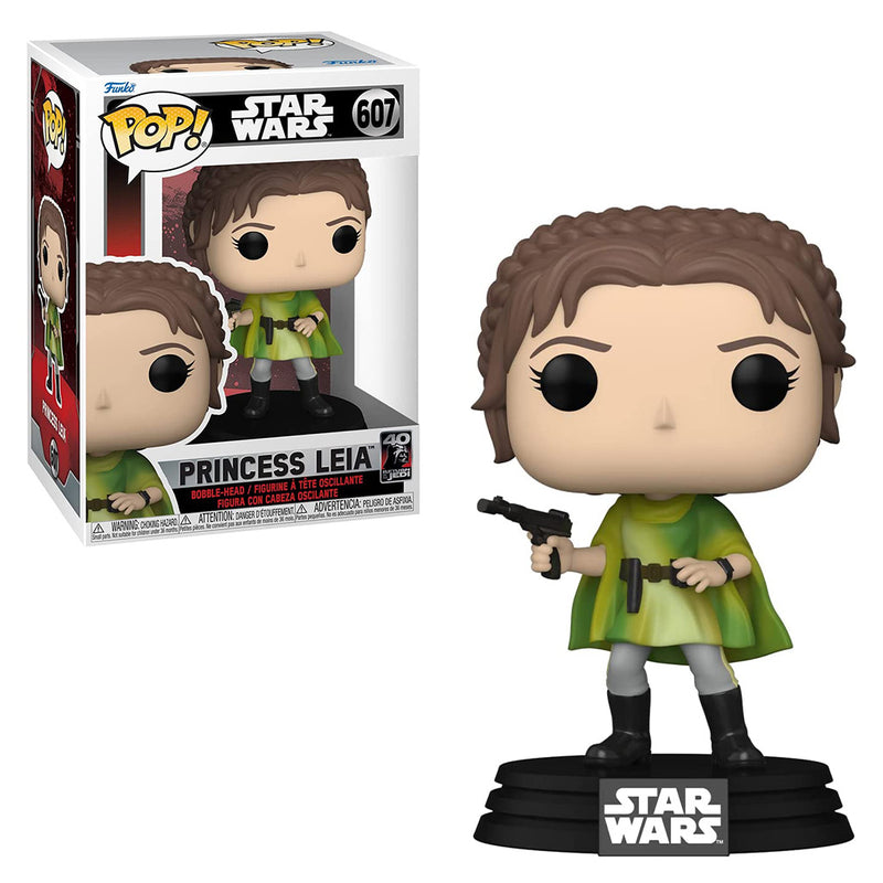 Funko Pop Star Wars : Return Of The Jedi 40Th Anniversary - Princesa Leia #607