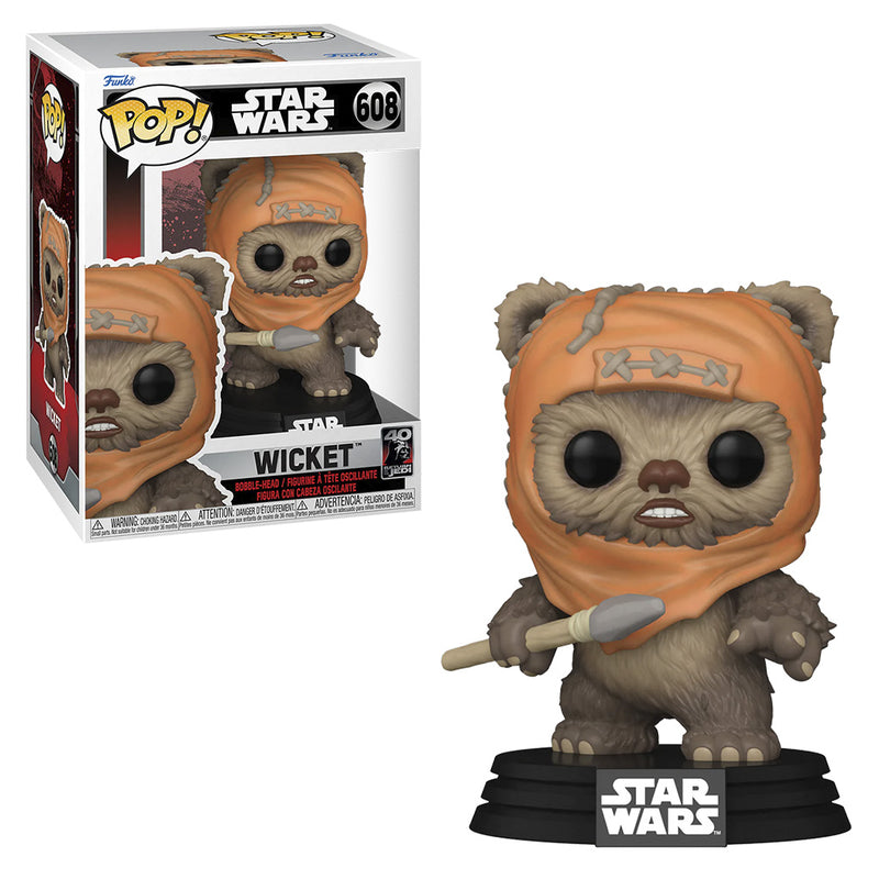 Funko Pop Star Wars : Return Of The Jedi 40Th Anniversary - Wicket #631