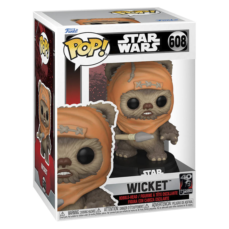 Funko Pop Star Wars : Return Of The Jedi 40Th Anniversary - Wicket