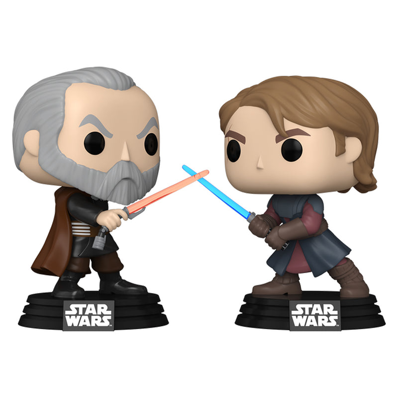 Funko Star Wars : The Clone Wars 2-Pack - Count Dooku VS. Anakin Sky Wallker