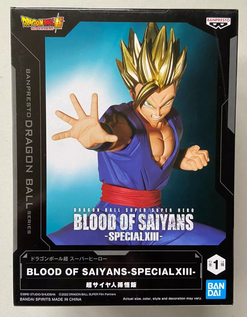 Estátua Banpresto Dragon Ball Super: Super Hero Blood of Saiyans Vol. 13 - Gohan